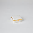 Global Views Gold Band Swivel Alabaster Box Clearance