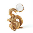 Global Views Gold Leaf Dragon Holding Sphere