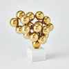 Global Views Brass Sphere Sculpture