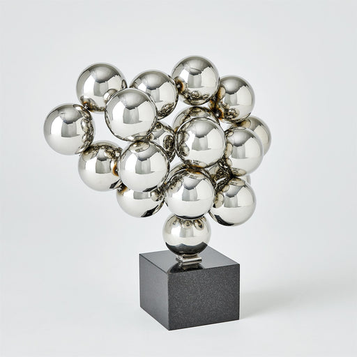 Global Views Sphere Sculpture - Nickel