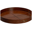 Chelsea House Leather Large Round Tray