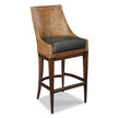 Woodbridge Furniture Woven Leather Counter Stool
