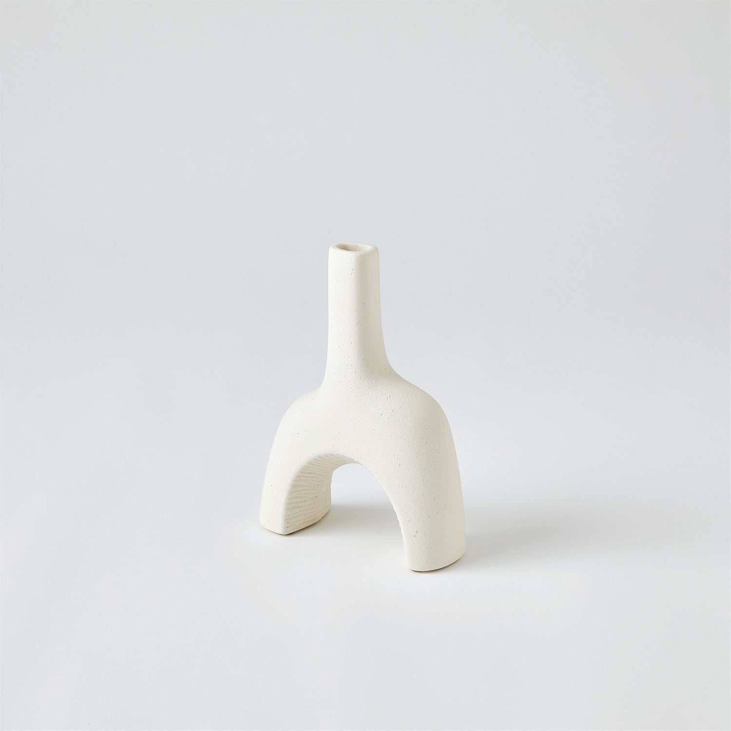 Global Views Matte White Cassel Vase