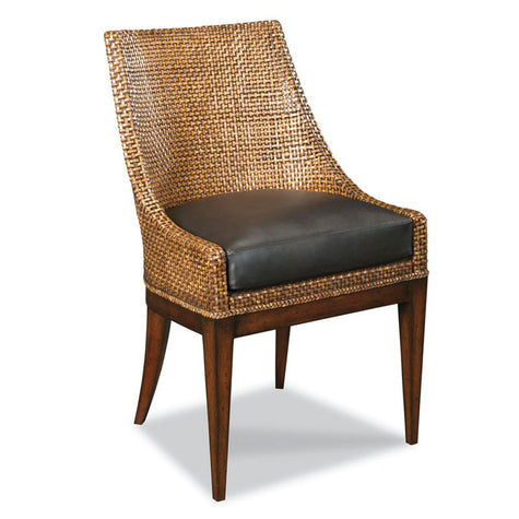 Woodbridge Furniture Woven Leather Chair