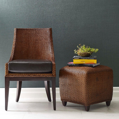 Woodbridge Furniture Woven Leather Chair
