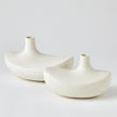 Global Views White Solis Vase