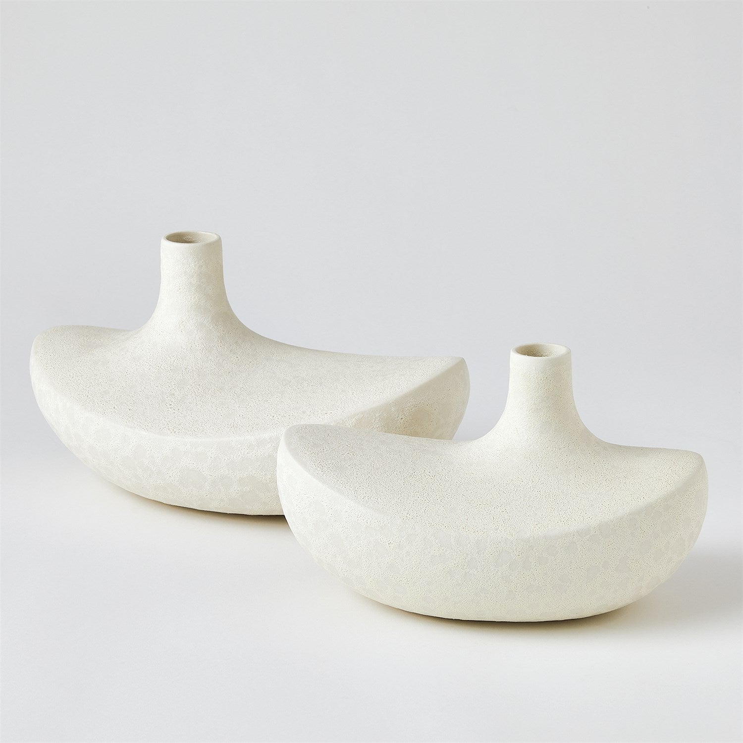Global Views White Solis Vase