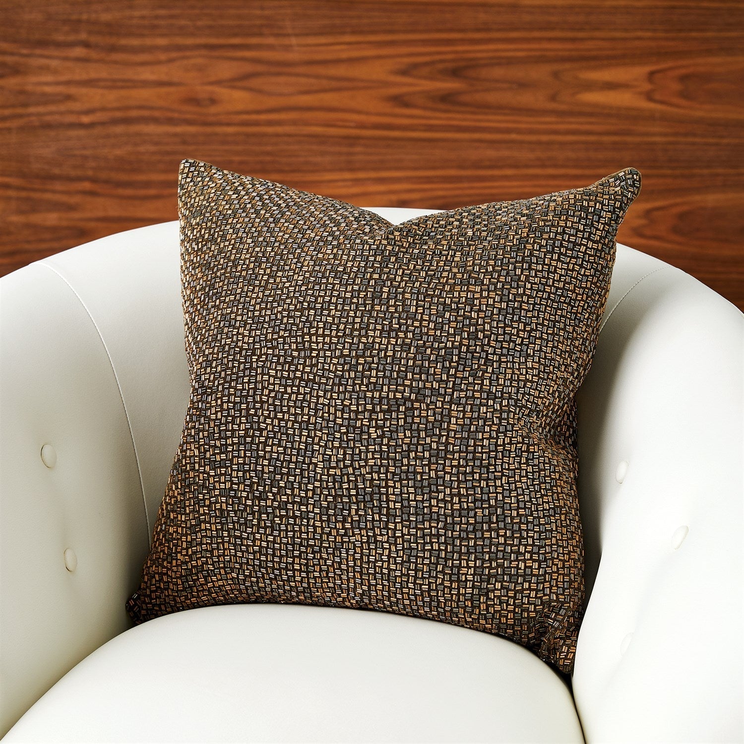 Global Views Bugle Beaded Pillow DSC