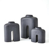 Global Views Black Guardian Vase