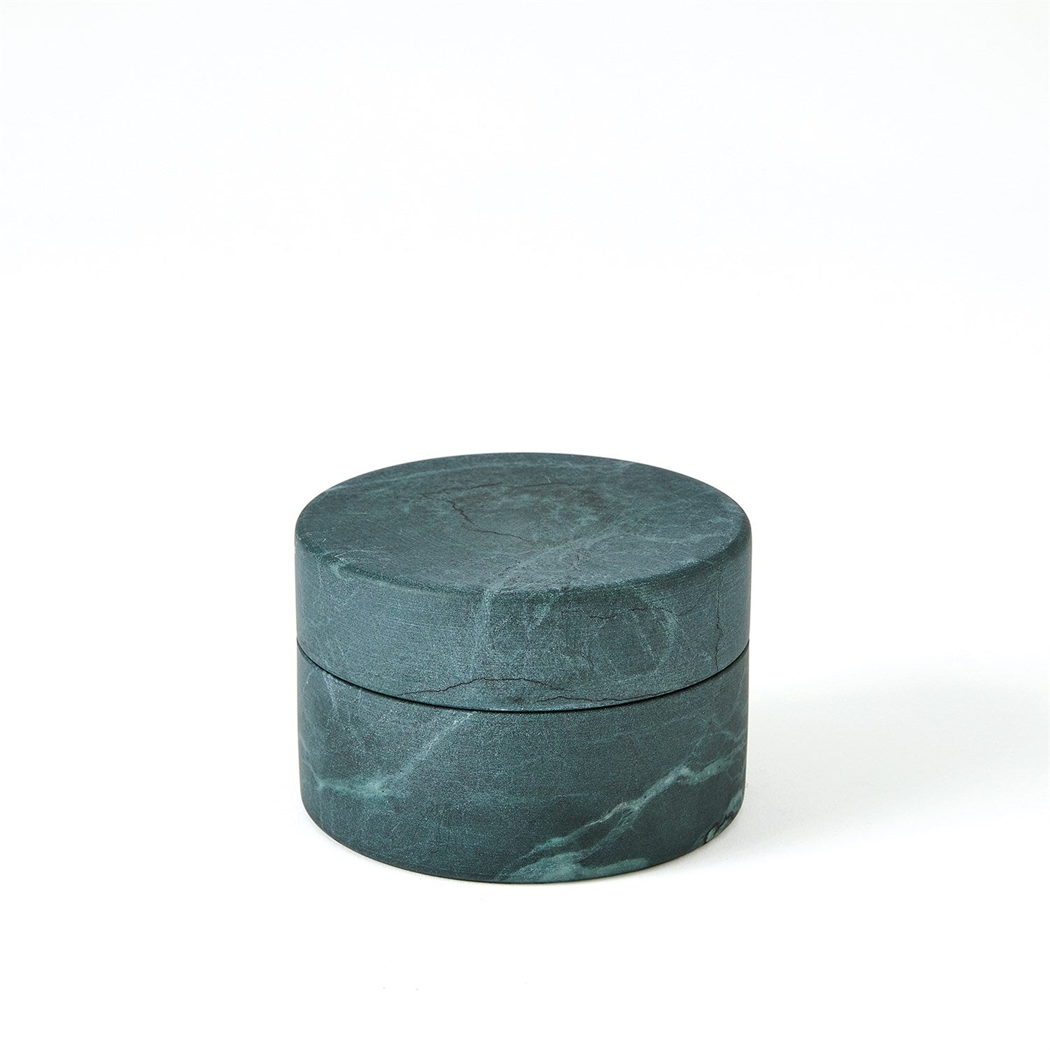 Global Views Black Green Cilindro Alabaster Box