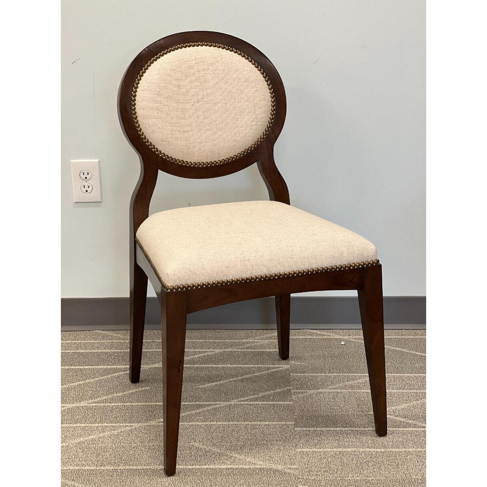 Woodbridge Furniture Ventura Oval Side Chair - Fabric Upholstery