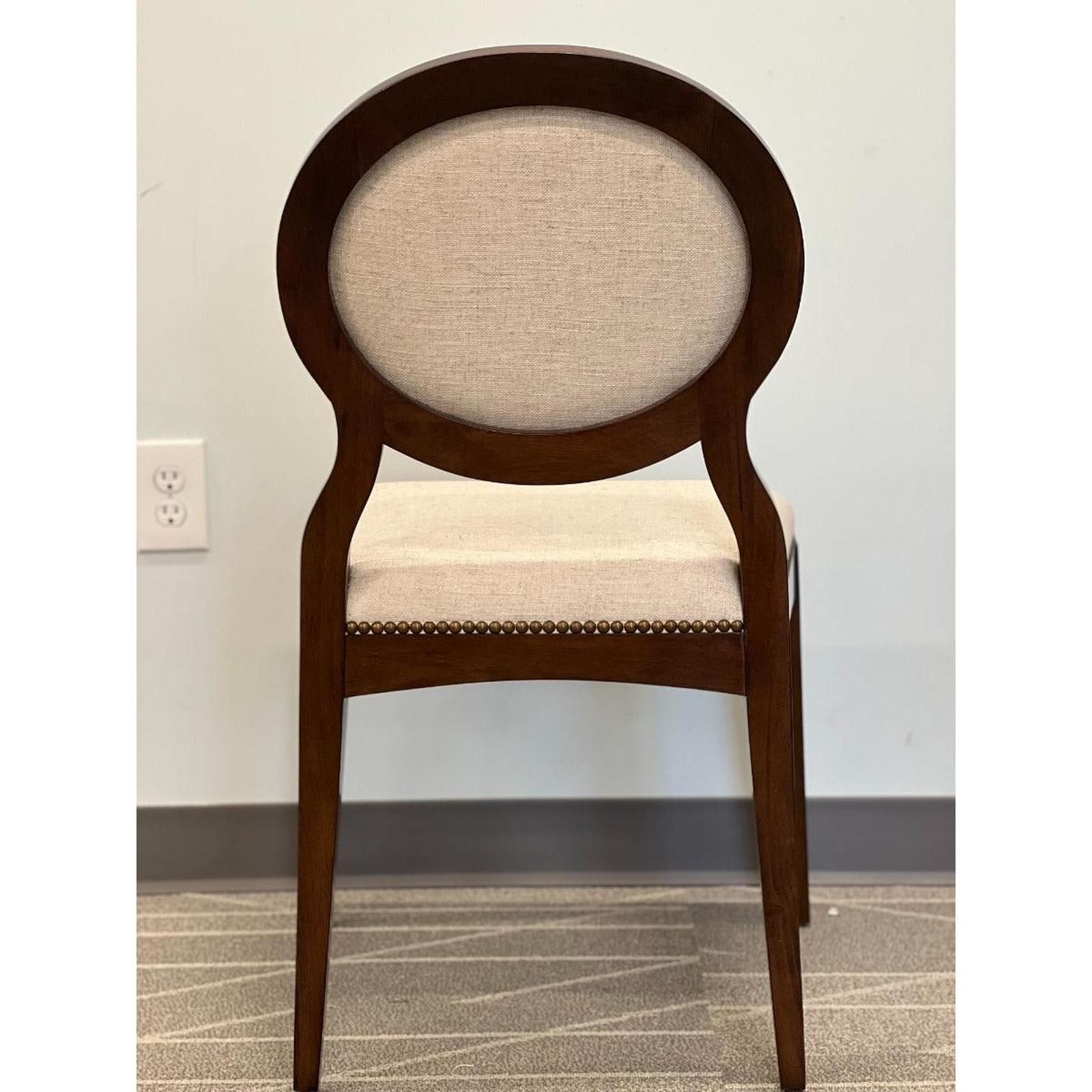 Woodbridge Furniture Ventura Oval Side Chair - Fabric Upholstery