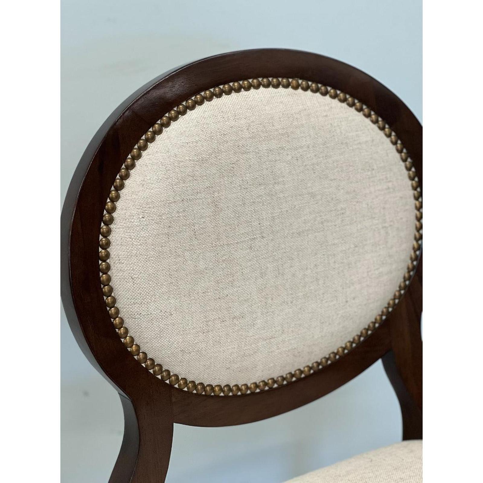 Woodbridge Furniture Ventura Oval Side Chair - Fabric Upholstery