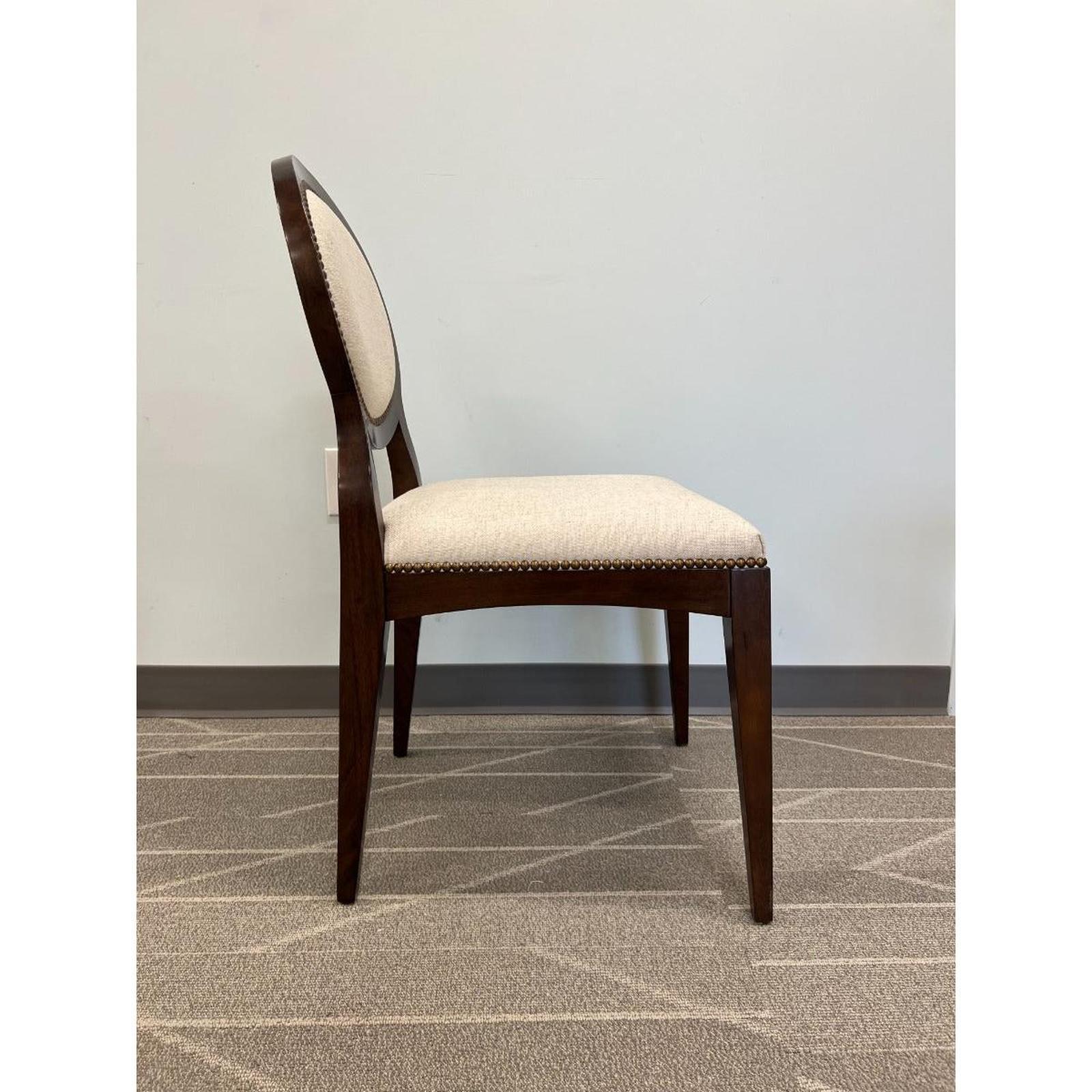 Woodbridge Furniture Ventura Oval Side Chair - Fabric Upholstery