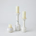 Global Views Calyx Candle Holder - White