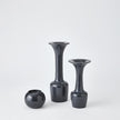 Global Views Black Globe Candle Holder