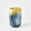 Global Views Grey Yellow Indent Vase & Bowl