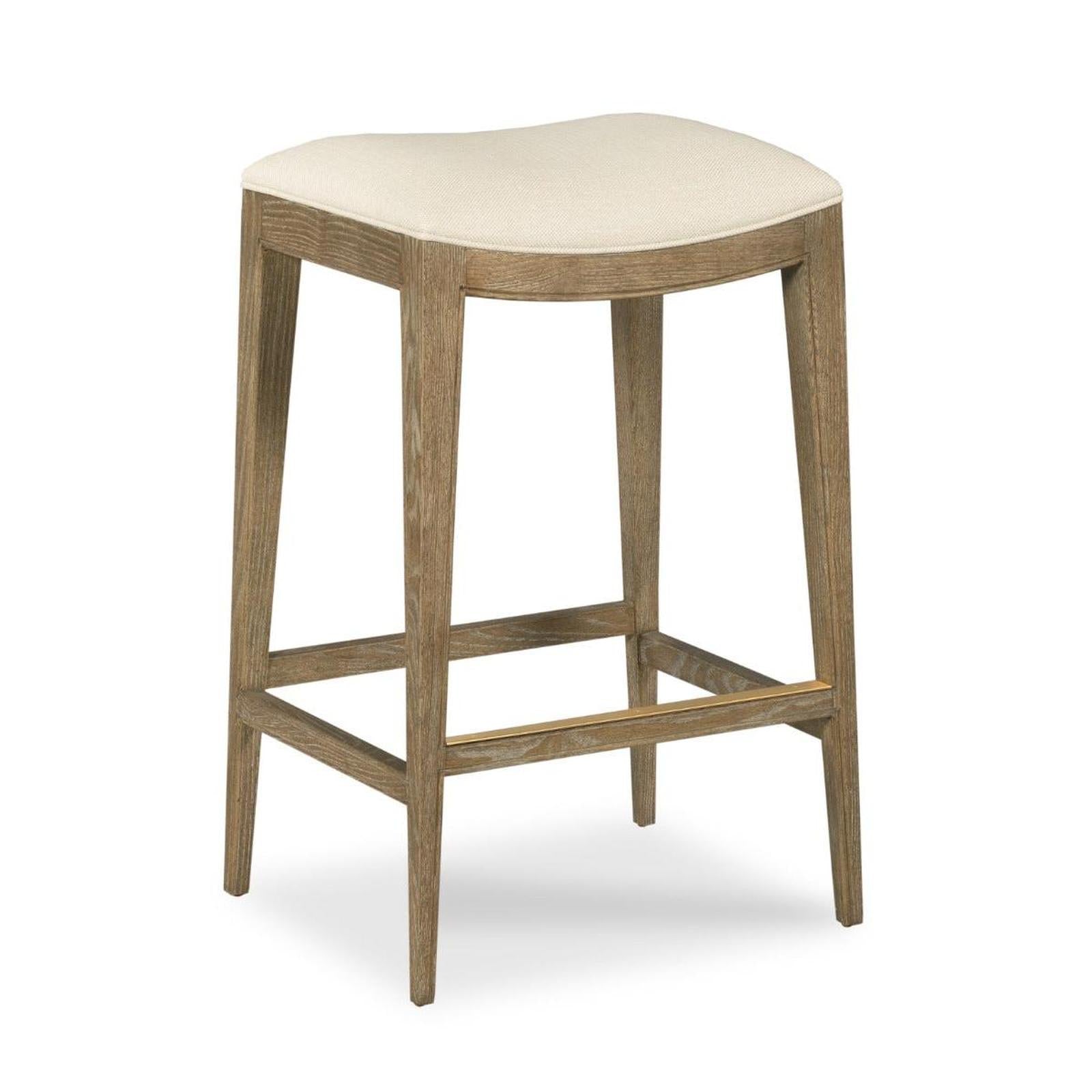 Woodbridge Furniture Saddle Seat Bar Stool