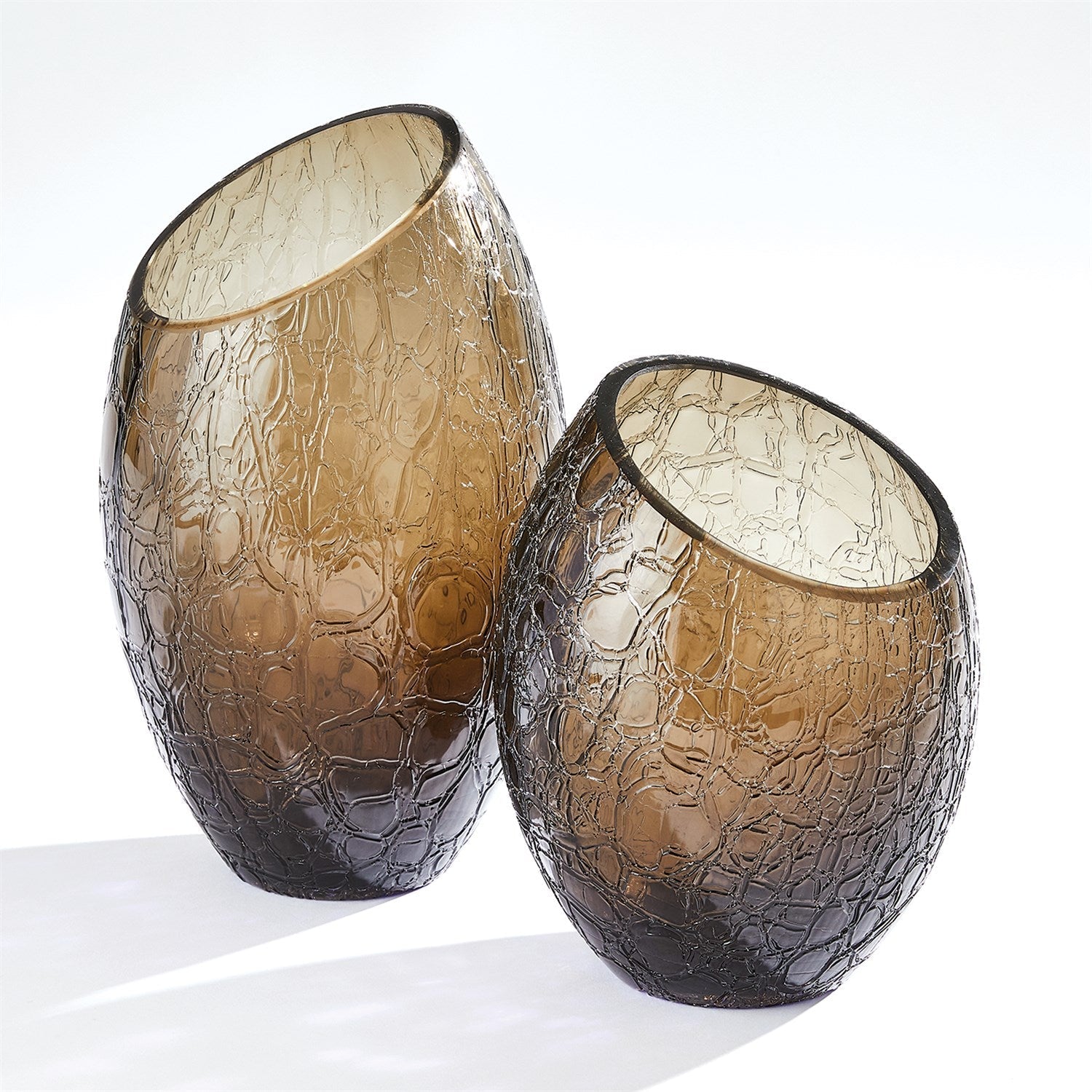 Global Views Smoke Volcano Vase