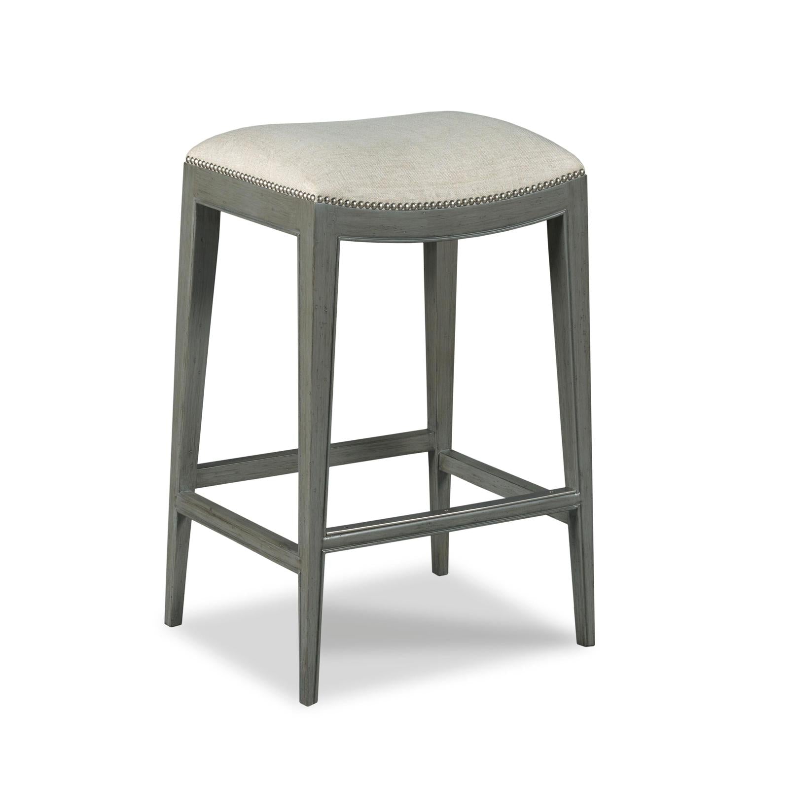 Woodbridge Furniture Saddle Seat Counter Stool
