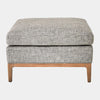 Global Views Laguna Gray Ottoman