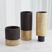 Global Views Java Black and Gold Vase