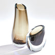 Global Views Smoke Slant Vase