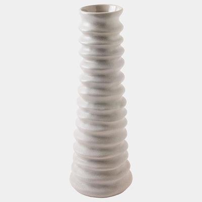Global Views Cresta Gray Sand Vase