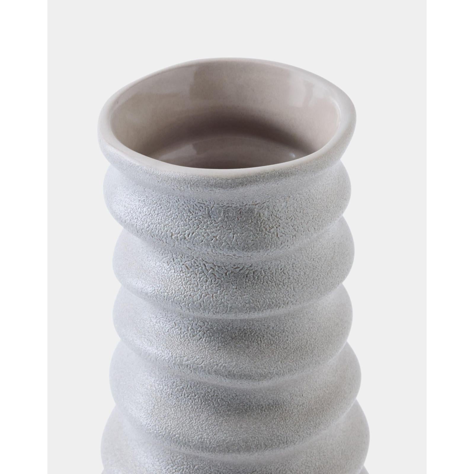 Global Views Cresta Gray Sand Vase