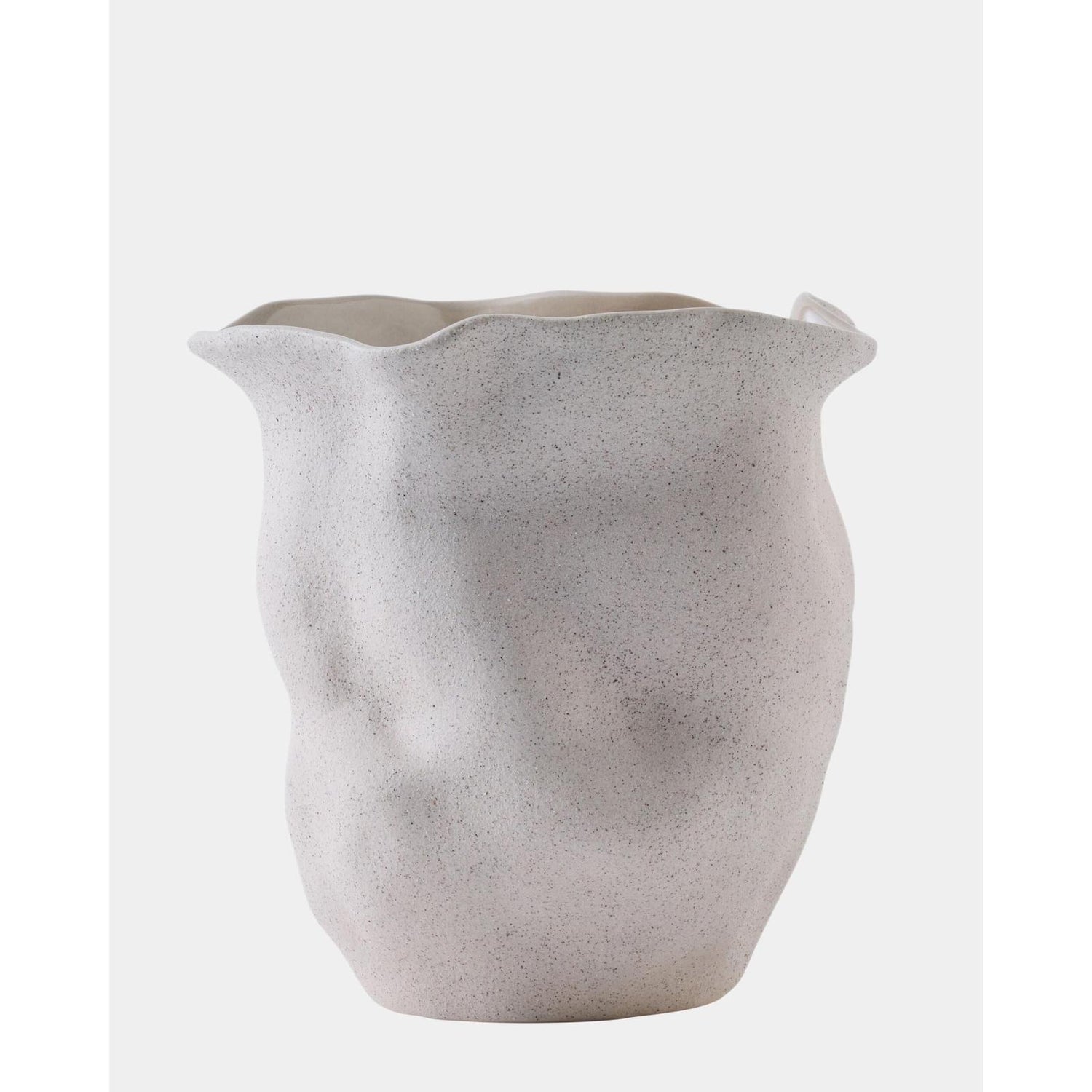 Global Views Duna White Sand Vase