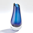 Global Views Blue Slant Vase