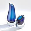 Global Views Blue Slant Vase