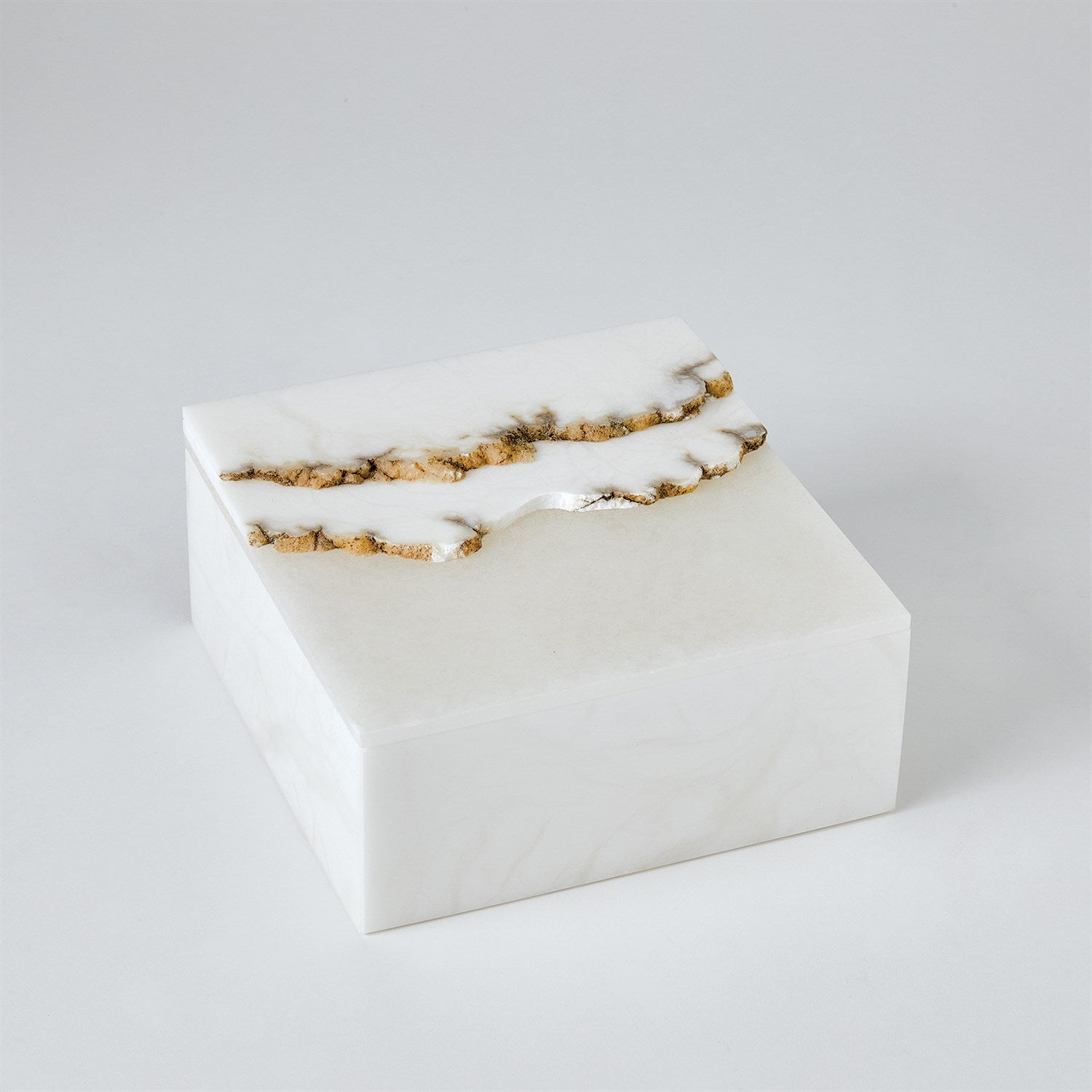 Global Views Terrain Alabaster Box
