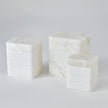 Global Views White Raggio Alabaster Box