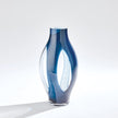 Global Views Night Blue Fly Through Vase