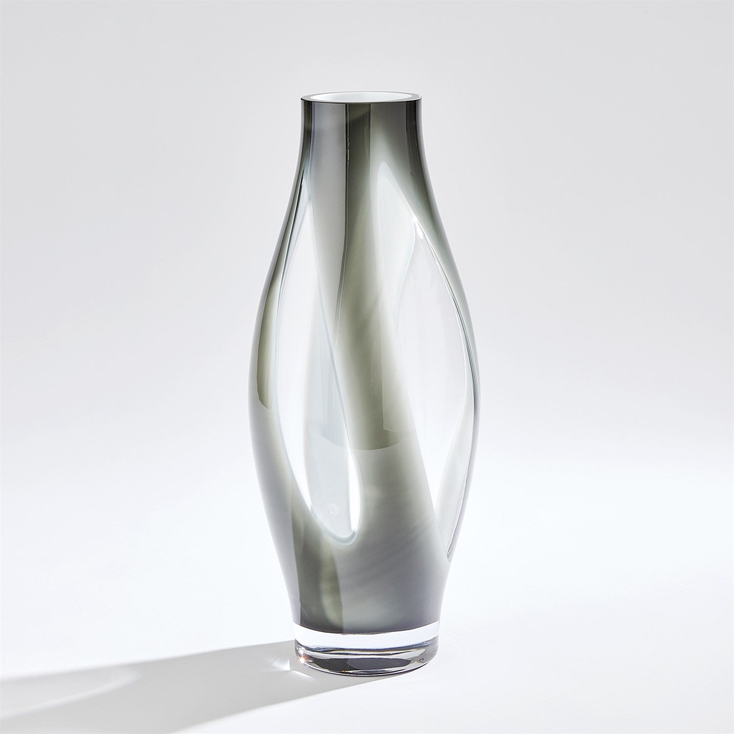 Global Views Grey Fly Through Vase Clearance