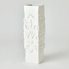 Global Views Matte White Totem Vase DSC
