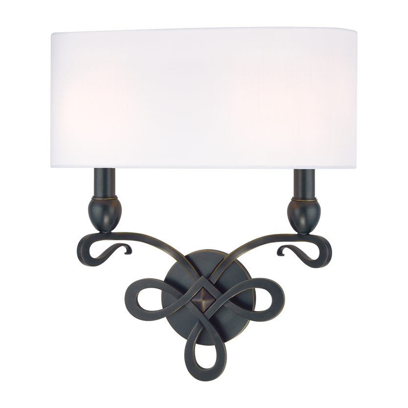 Hudson Valley Lighting Pawling 2 Light 14 inch Old Bronze Wall Sconce Wall Light Clearance