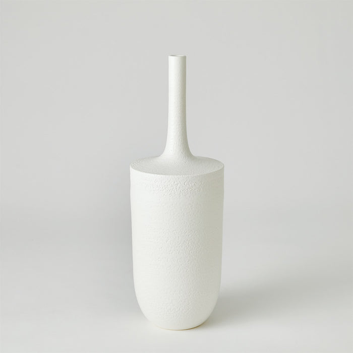Global Views Lucca Vase - Matte White