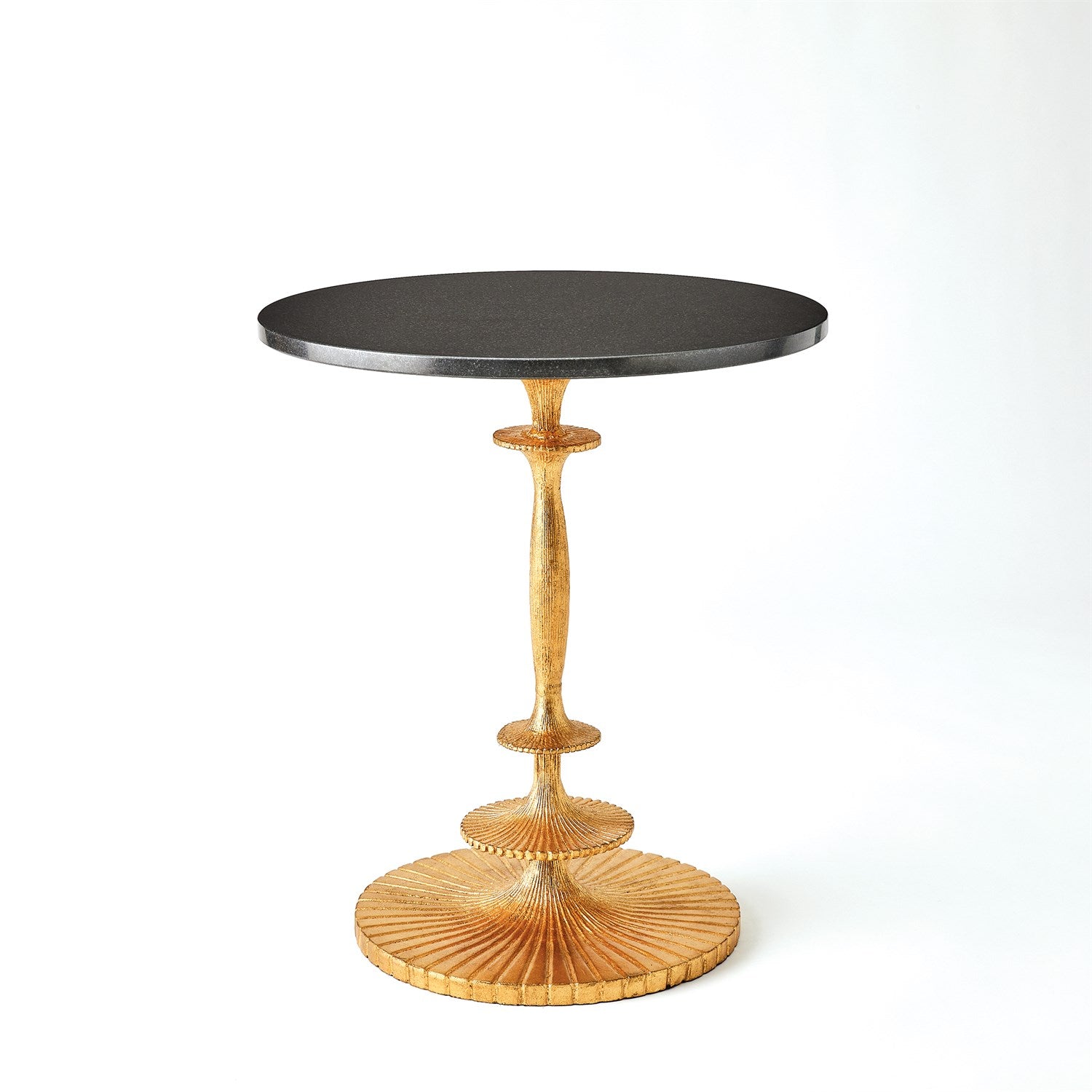 Global Views Fluted Side Table 20"
