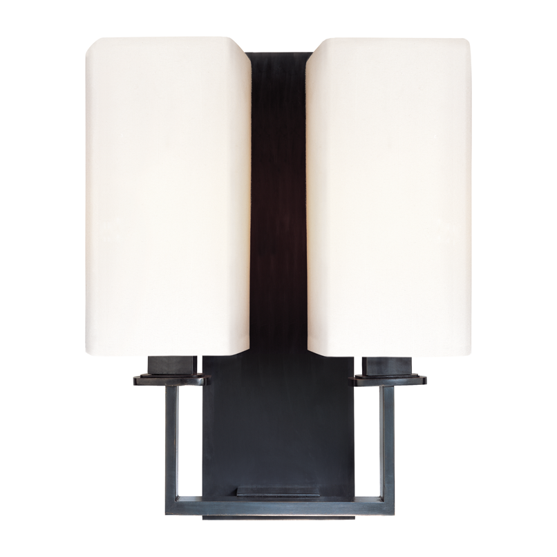 Hudson Valley Lighting Baldwin 2 Light 10.5 inch Polished Nickel Wall Sconce Wall Light Clearance