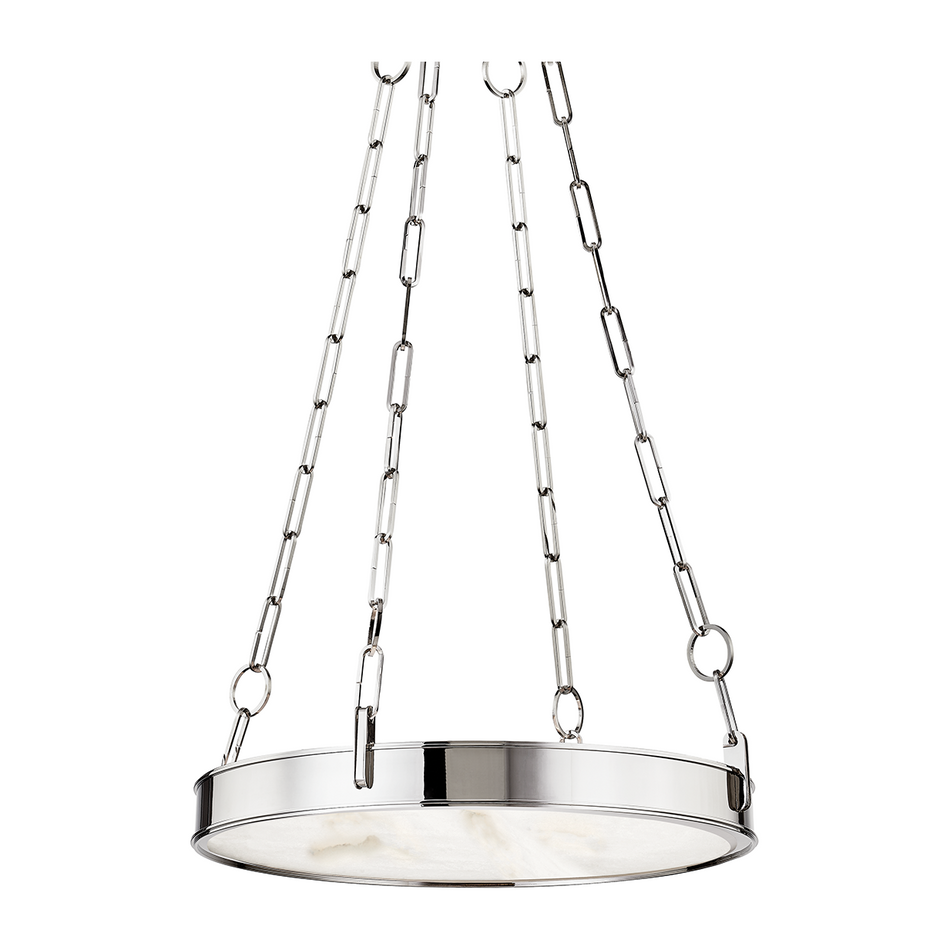 Hudson Valley Lighting Kirby 1 Light 20 inch Polished Nickel Chandelier Ceiling Light