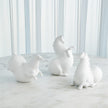 Global Views Matte White Libertino Horse