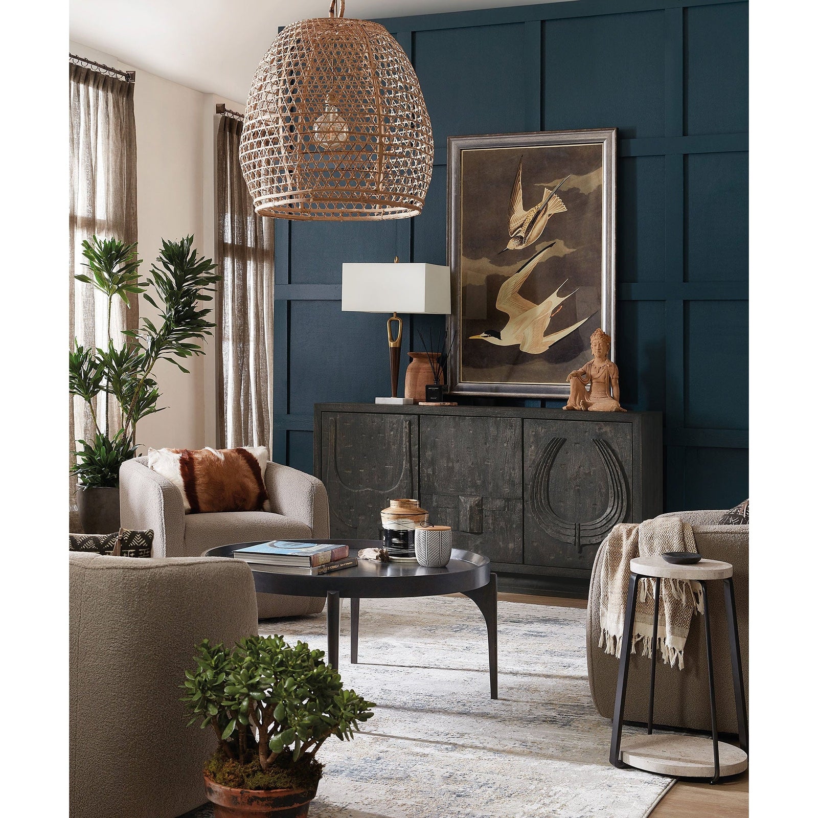 Hooker Furniture Commerce & Market Round Cocktail Table - 18