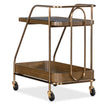 Hooker Furniture Commerce and Market Walnut Wine and Bar Cart
