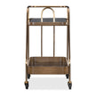 Hooker Furniture Commerce and Market Walnut Wine and Bar Cart