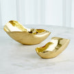 Global Views Brass Free Form Bowl
