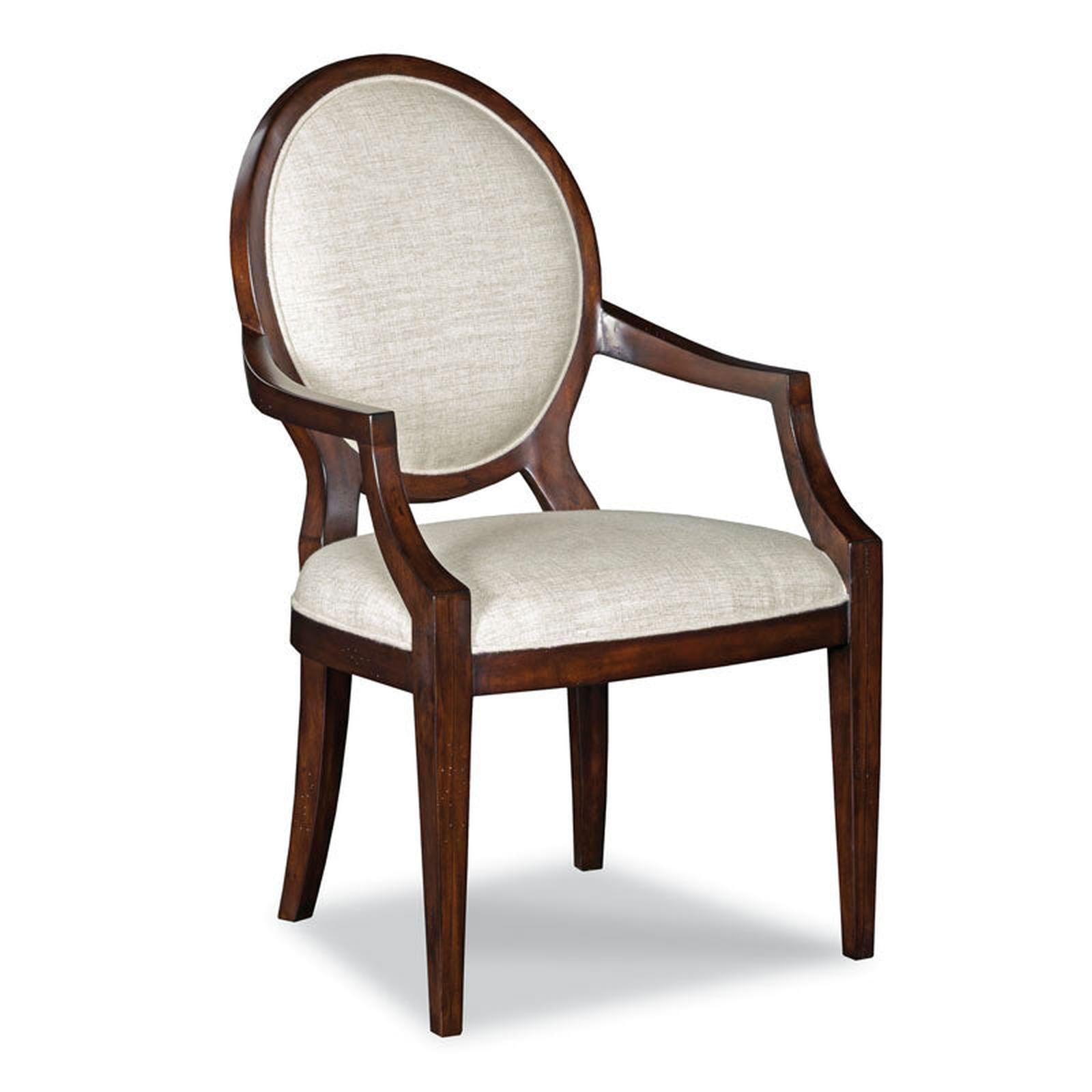 Woodbridge Furniture Oval Back Arm Chair