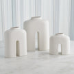 Global Views White Cream Guardian Vase