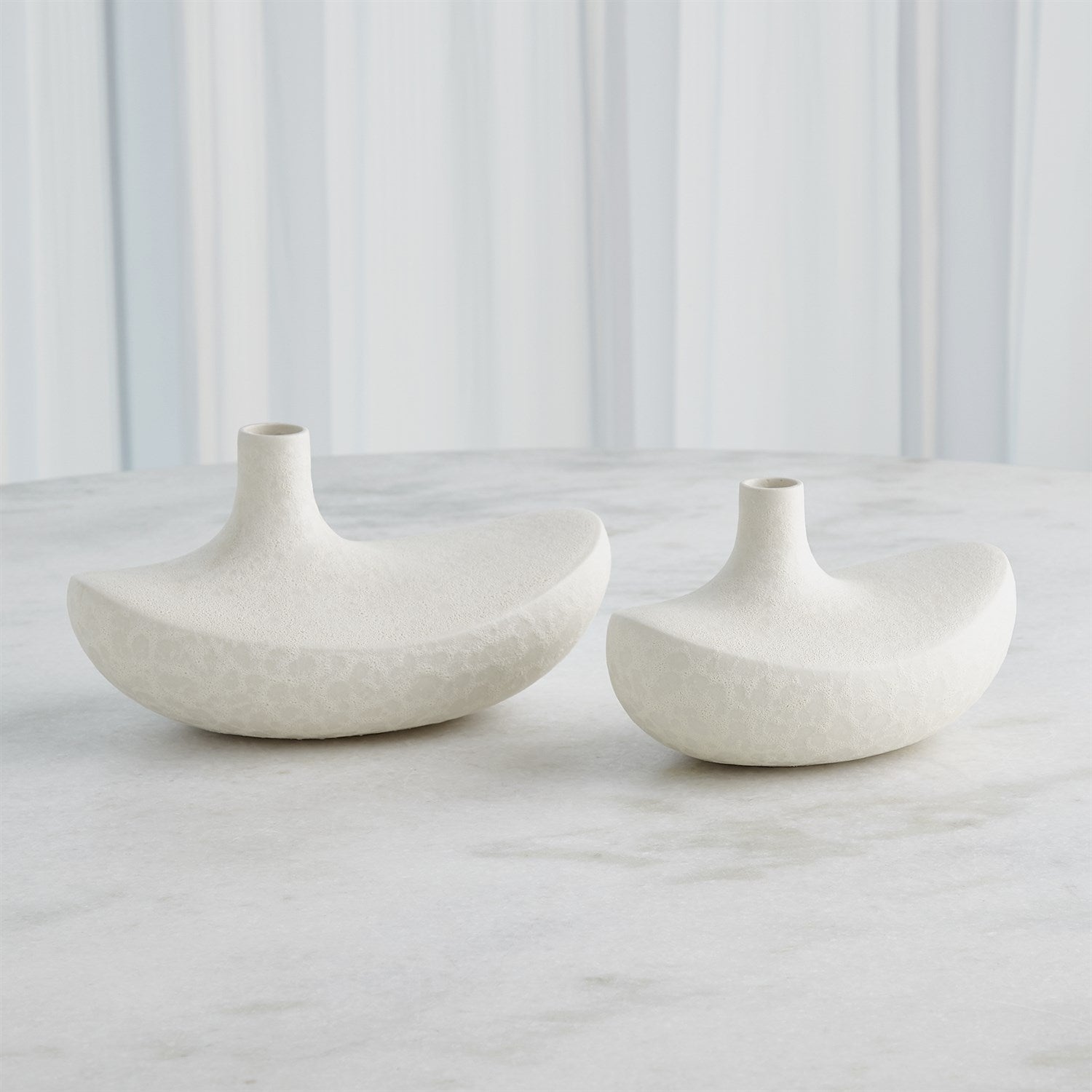 Global Views White Solis Vase